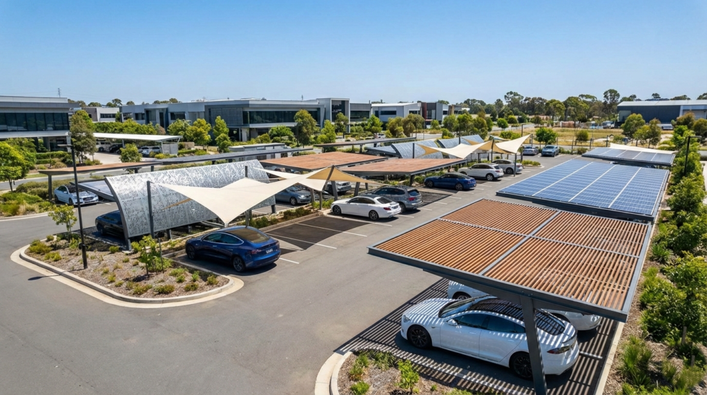 Car Parking Shade Types